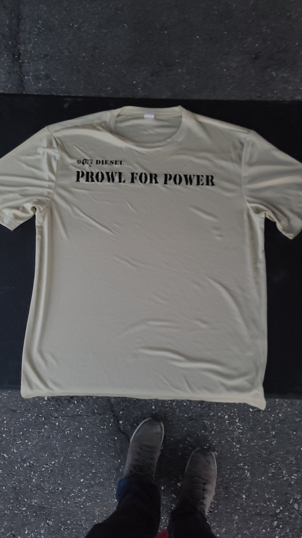 Prowl for Power sport tech shirts