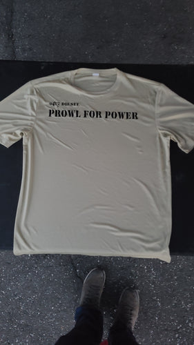Prowl for Power sport tech shirts